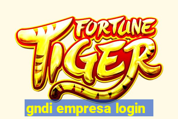 gndi empresa login